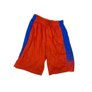 Nike Elite Dri-FIT Orange Blue Basketball Shorts Mens Medium Athletic